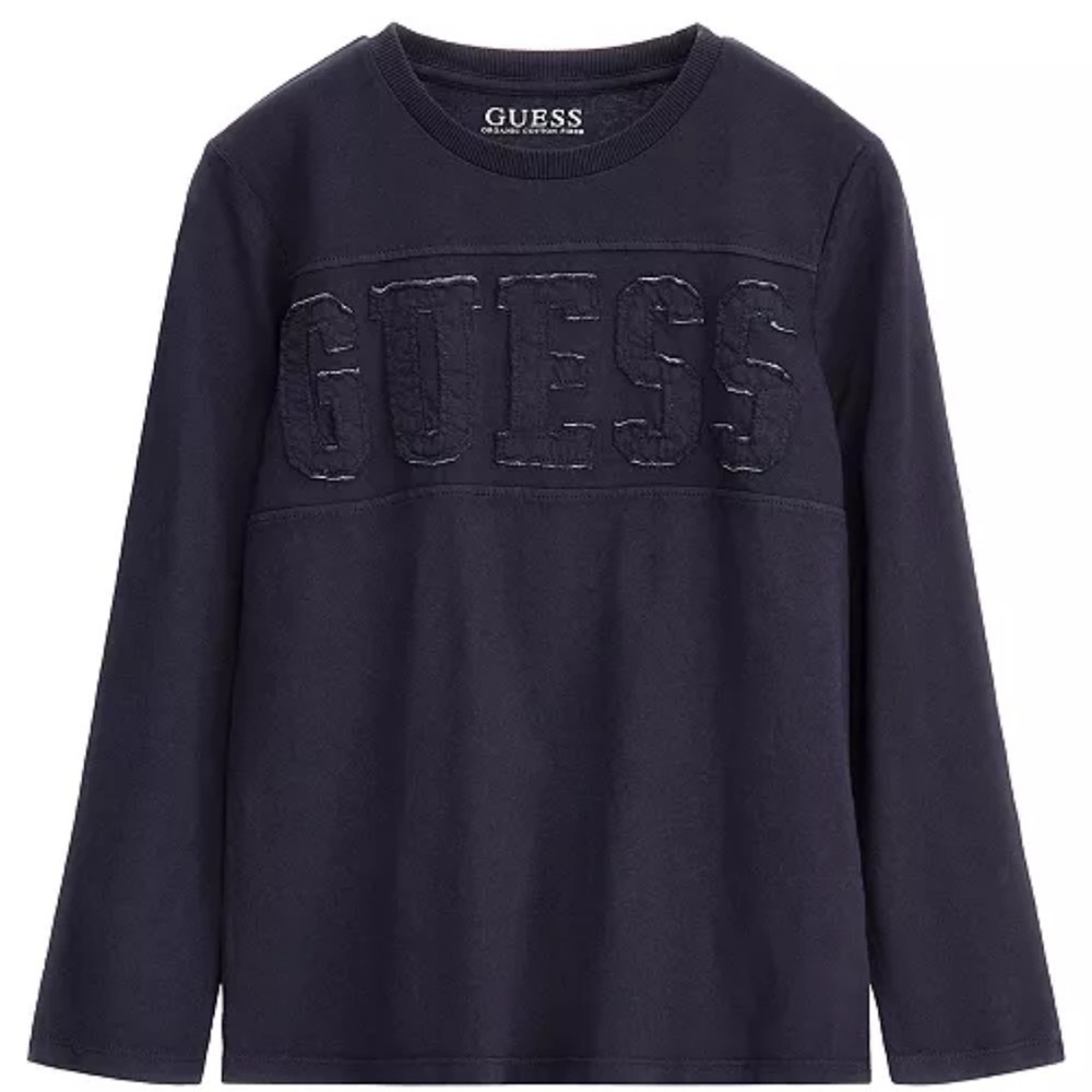 GUESS Big Boys Cotton Jersey Tonal Embroidered Patch Logo T-shirt 12